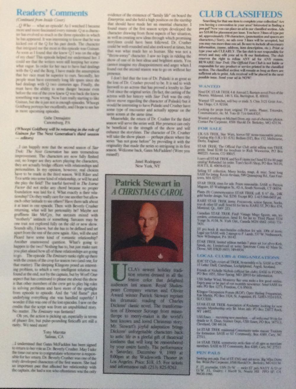 Star Trek The Official Fan Club #70  (October) magazine collectible [Barcode 07336164844010] - Main Image 2