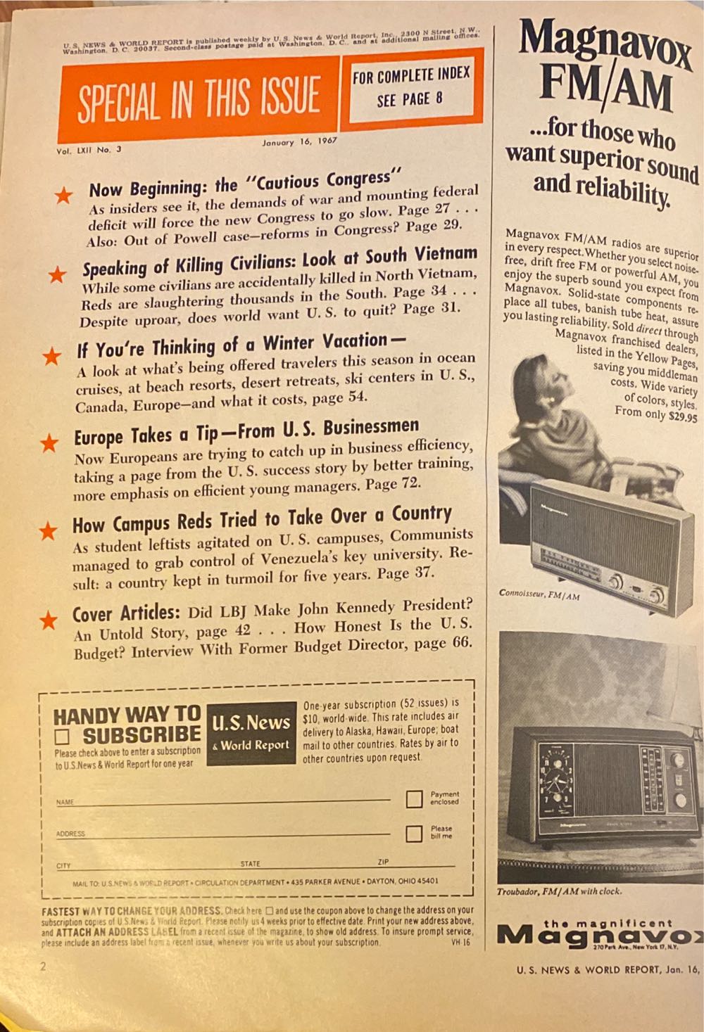 U.S. News & World Report  (January) magazine collectible - Main Image 3