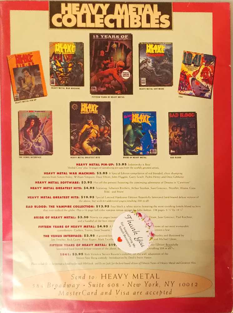 Heavy Metal  (June) magazine collectible - Main Image 2