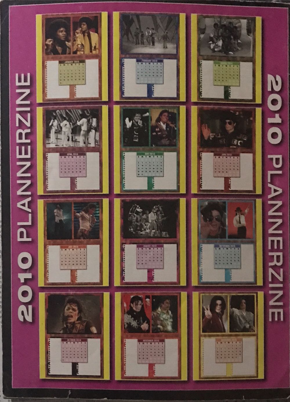 2010 Plannerzine: Michael Jackson  magazine collectible [Barcode 72262745526010] - Main Image 4