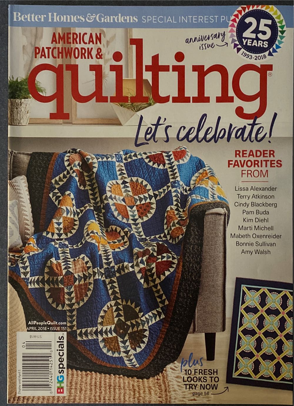 American Patchwork & Quilting  (April) magazine collectible - Main Image 1