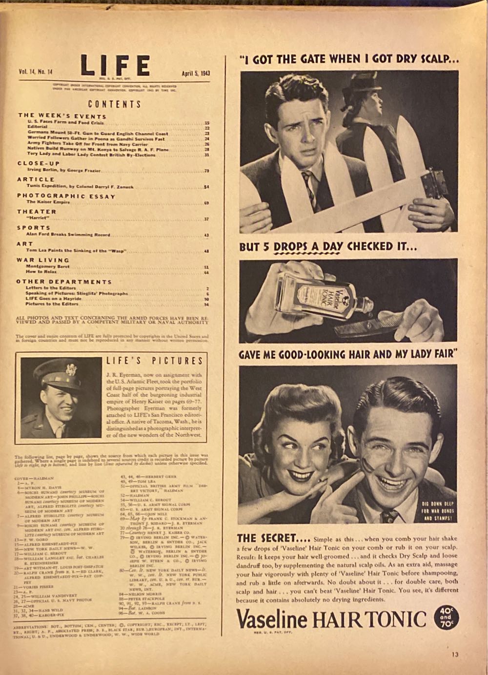 Life  (April) magazine collectible - Main Image 3