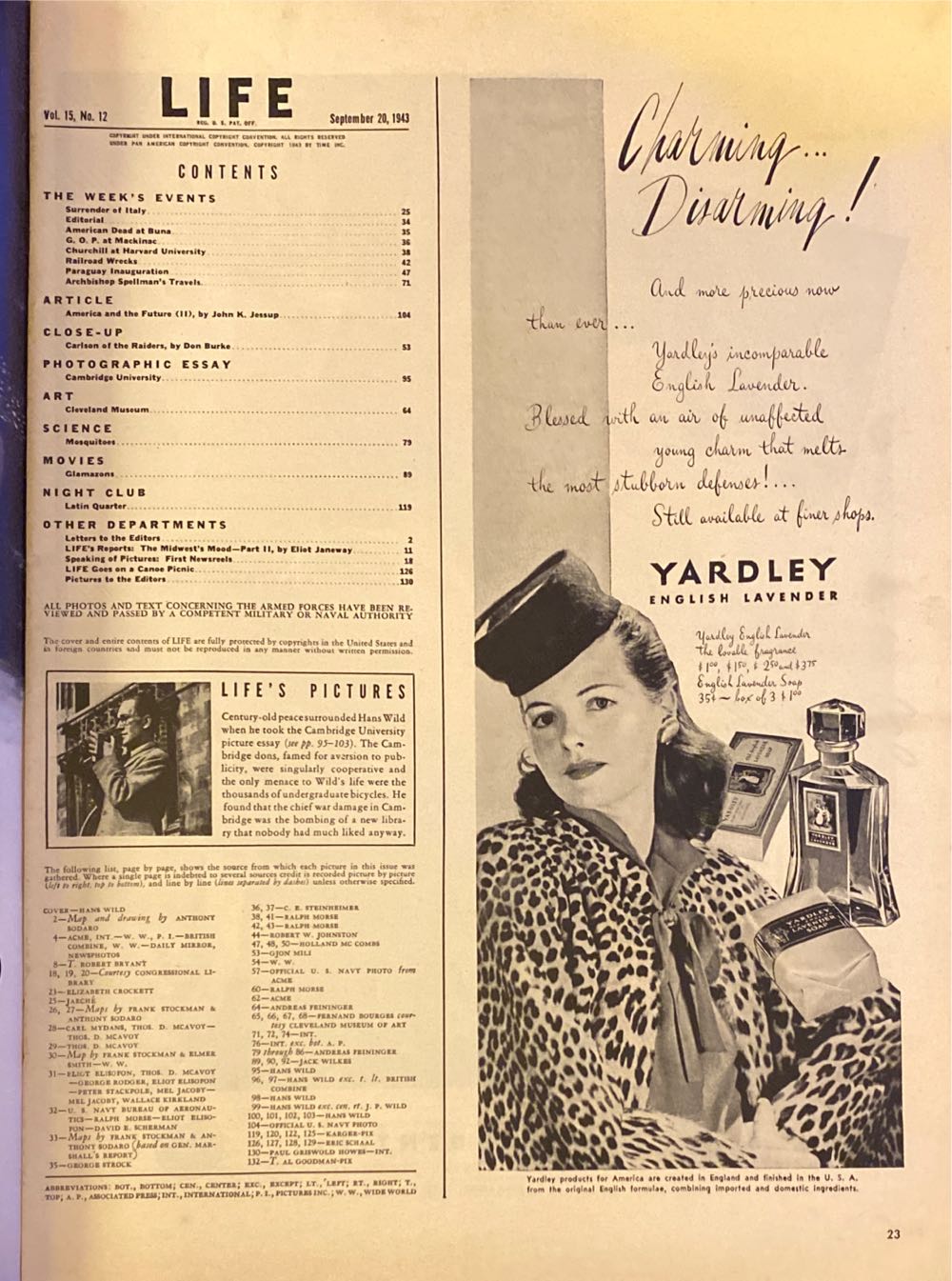 Life  (September) magazine collectible - Main Image 3