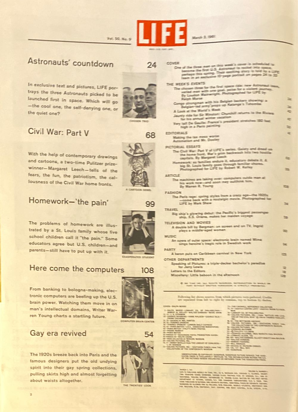 Life  (March) magazine collectible - Main Image 3