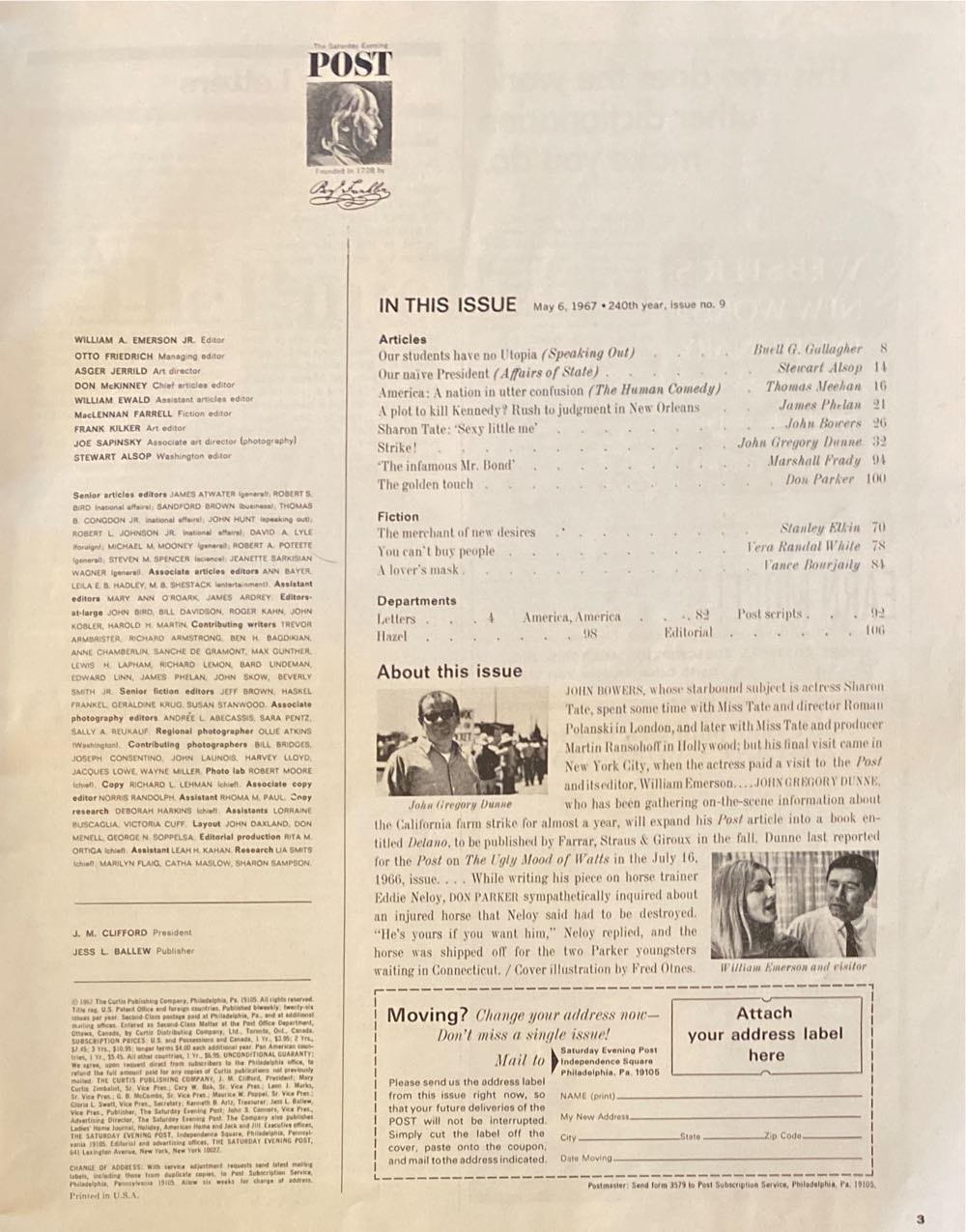 Saturday Evening Post  (May) magazine collectible - Main Image 3