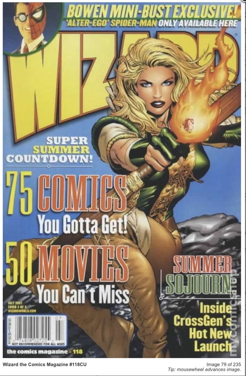 Wizard  (July) magazine collectible - Main Image 3