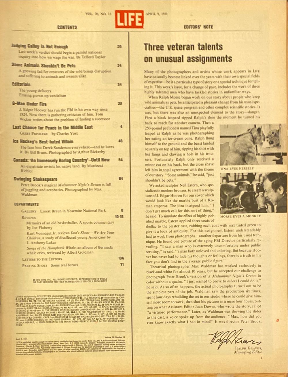 Life  (April) magazine collectible - Main Image 3