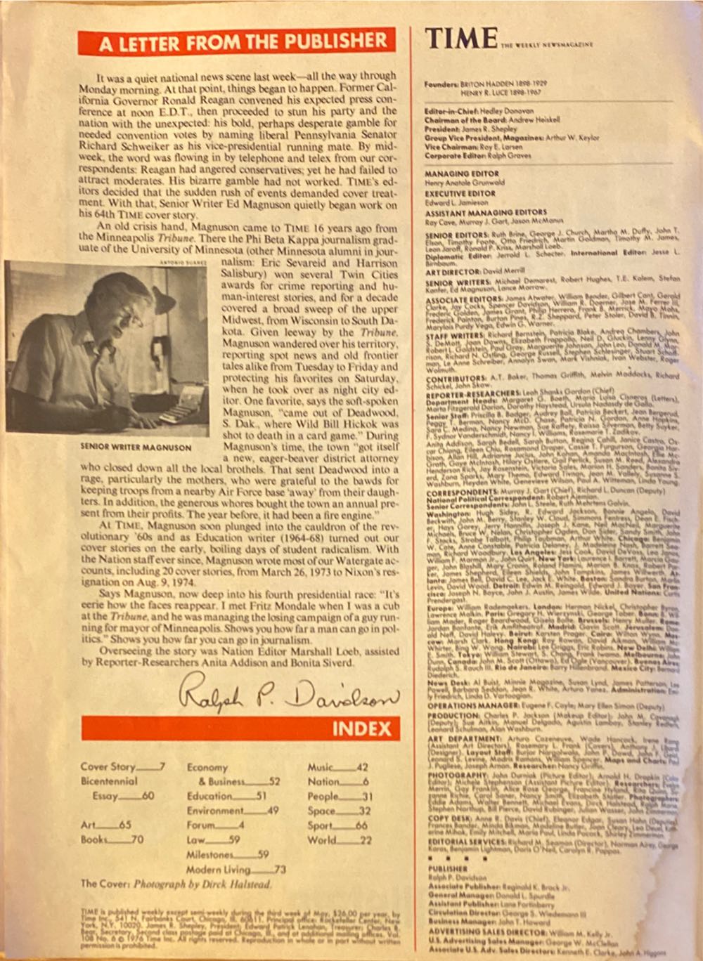 Time  (August) magazine collectible - Main Image 3