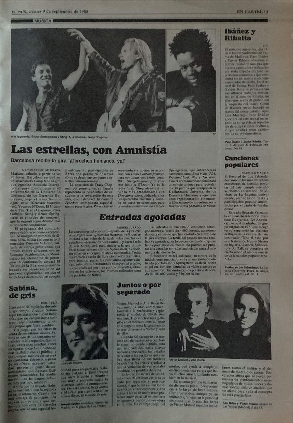 El Pais En Cartel  (September) magazine collectible - Main Image 2