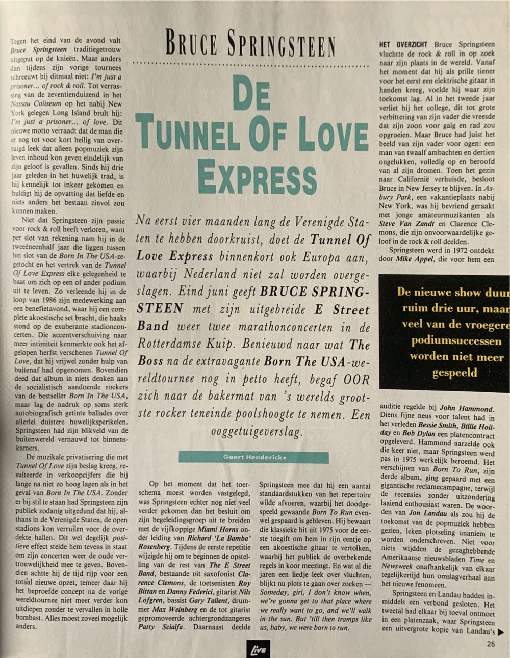 Live 88  (May) magazine collectible - Main Image 2