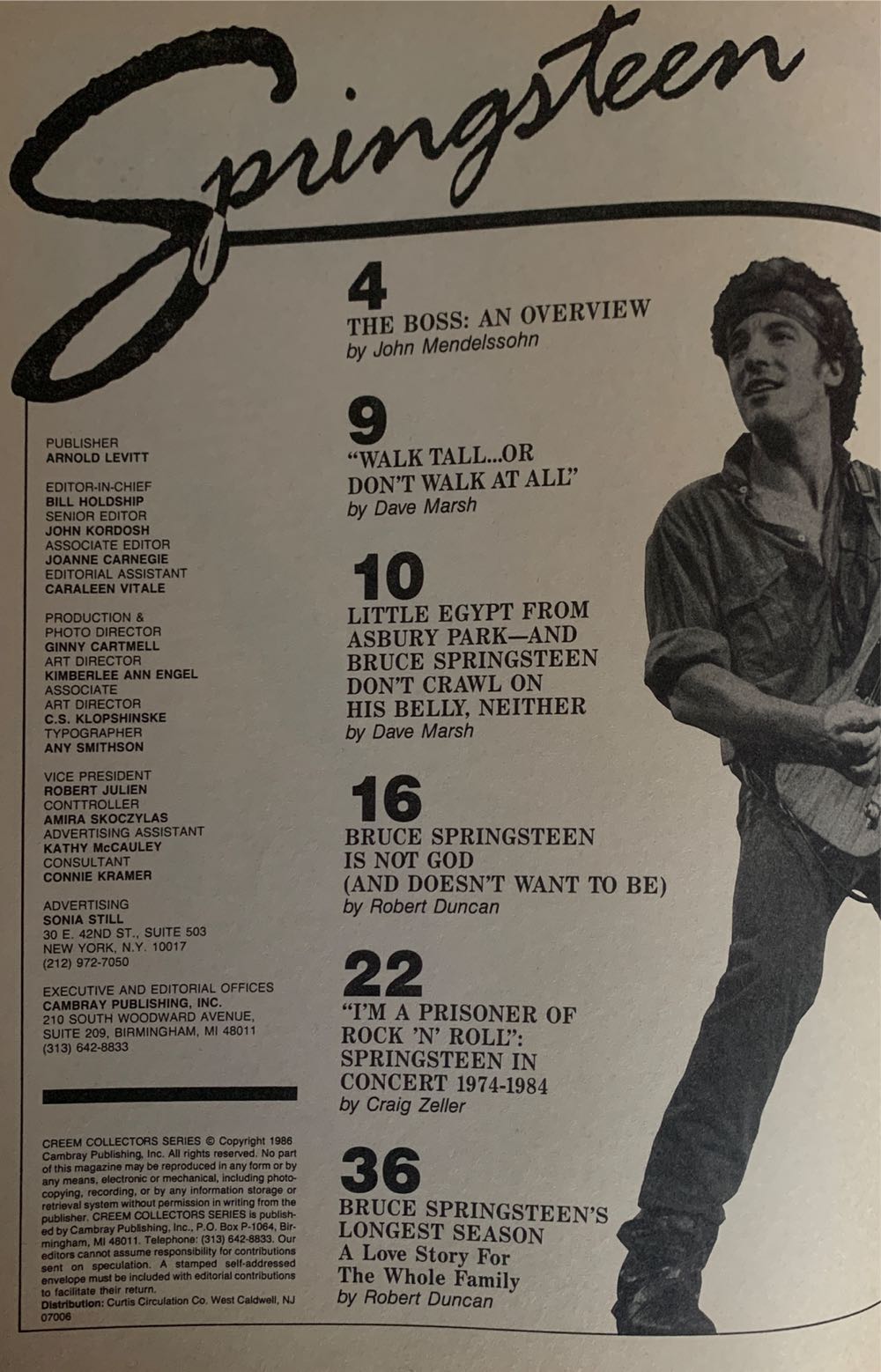 Creem Collector’s Edition  magazine collectible - Main Image 2