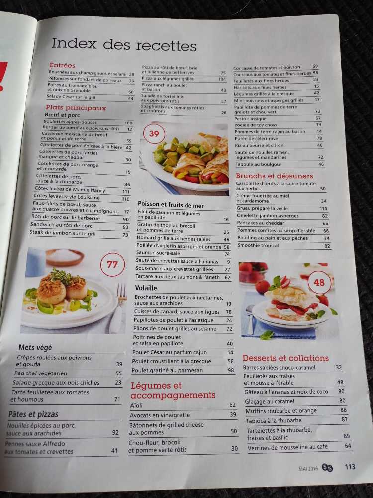 5 ingrédients, 15 minutes  (mai) magazine collectible [Barcode 665840005082] - Main Image 2