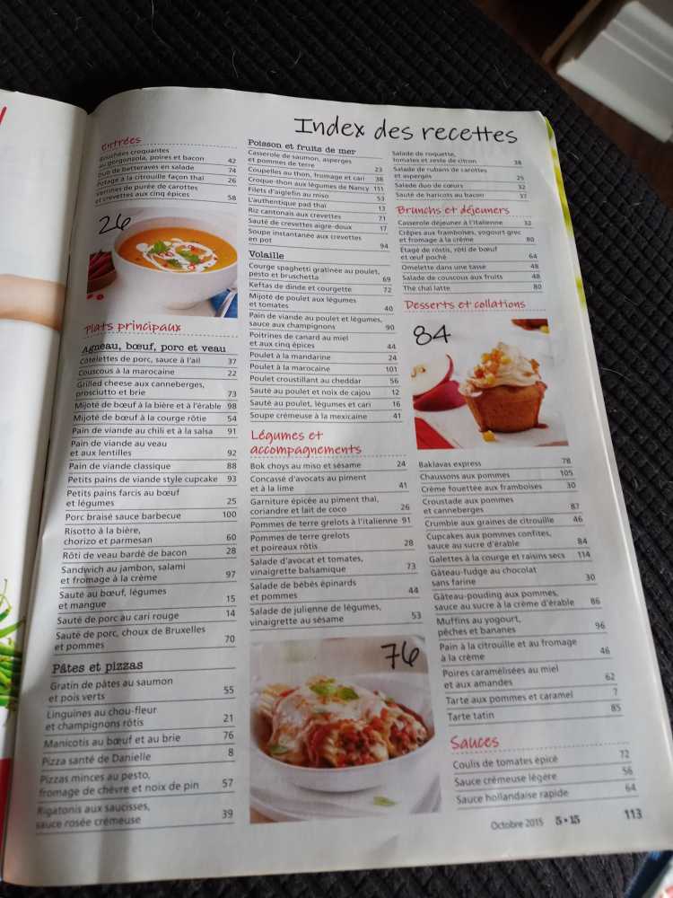 5 ingrédients, 15 minutes  (octobre) magazine collectible [Barcode 665840005174] - Main Image 2