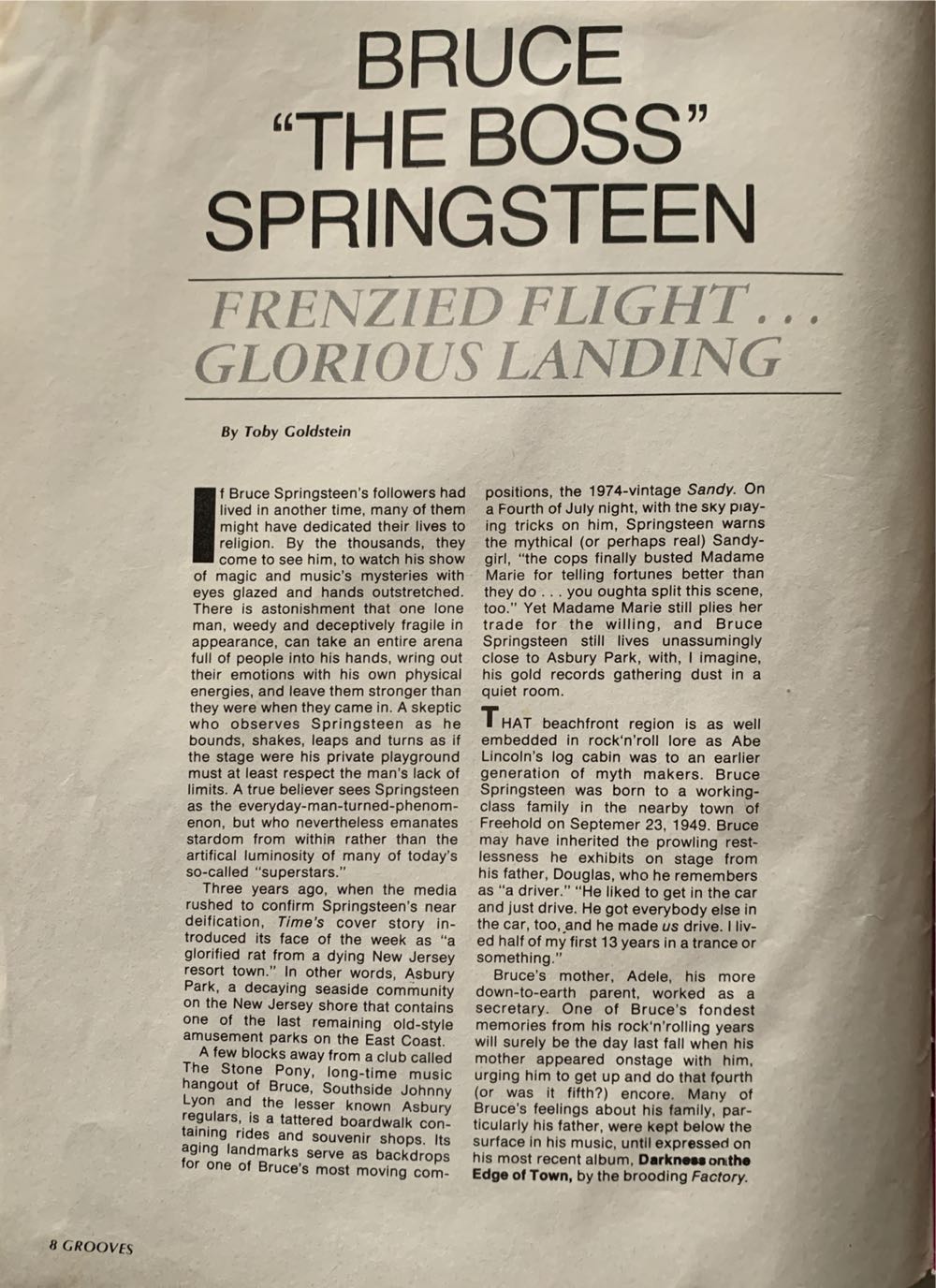 Grooves  (June) magazine collectible - Main Image 2