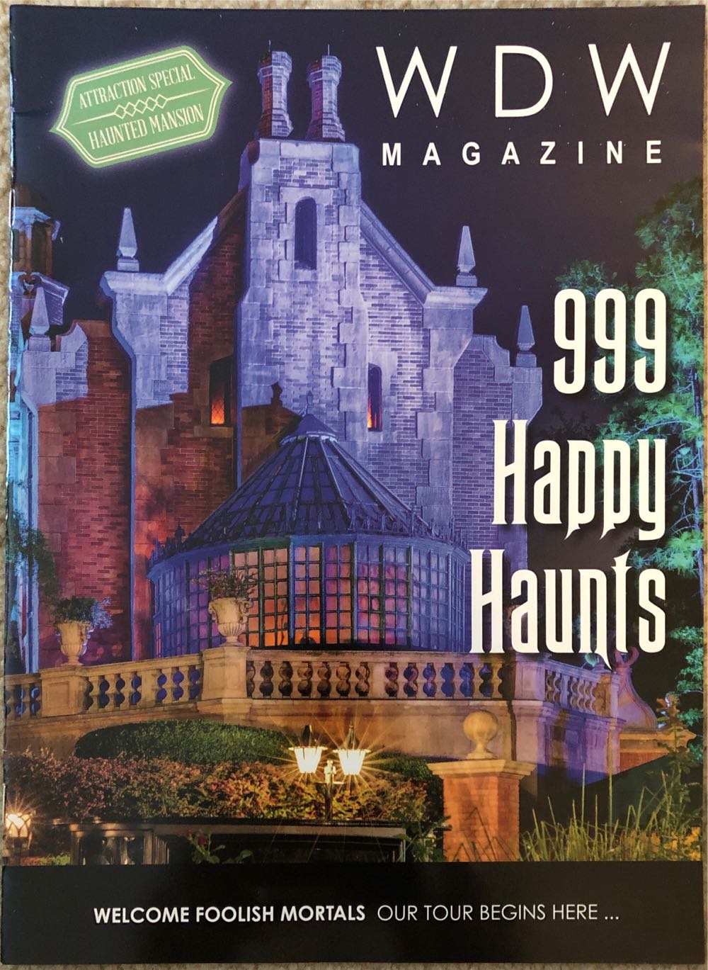 WDW Magazine Haunted Mansion Attraction Special magazine collectible - Main Image 1