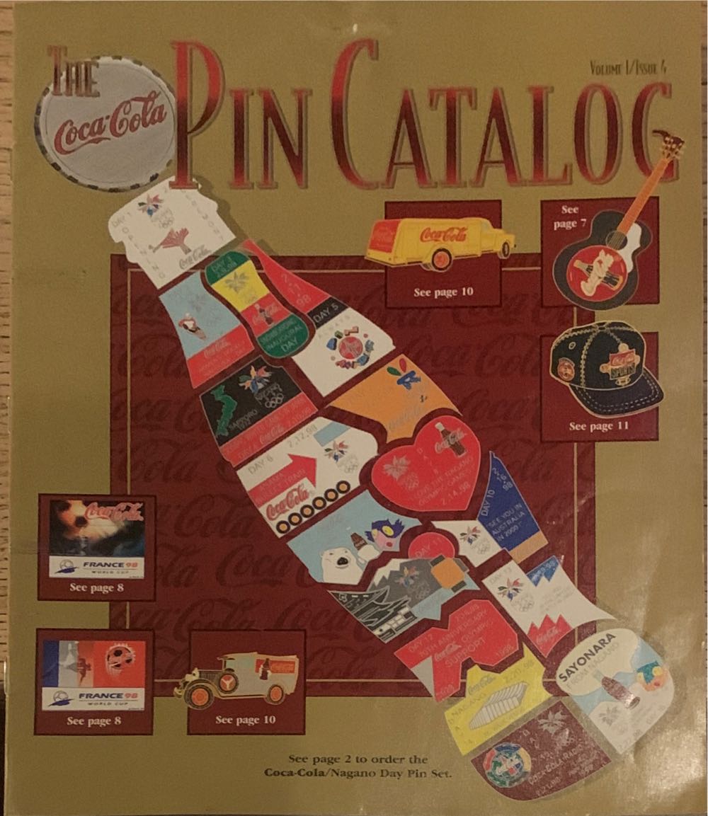 Coca Cola Pin Catalog  magazine collectible - Main Image 1