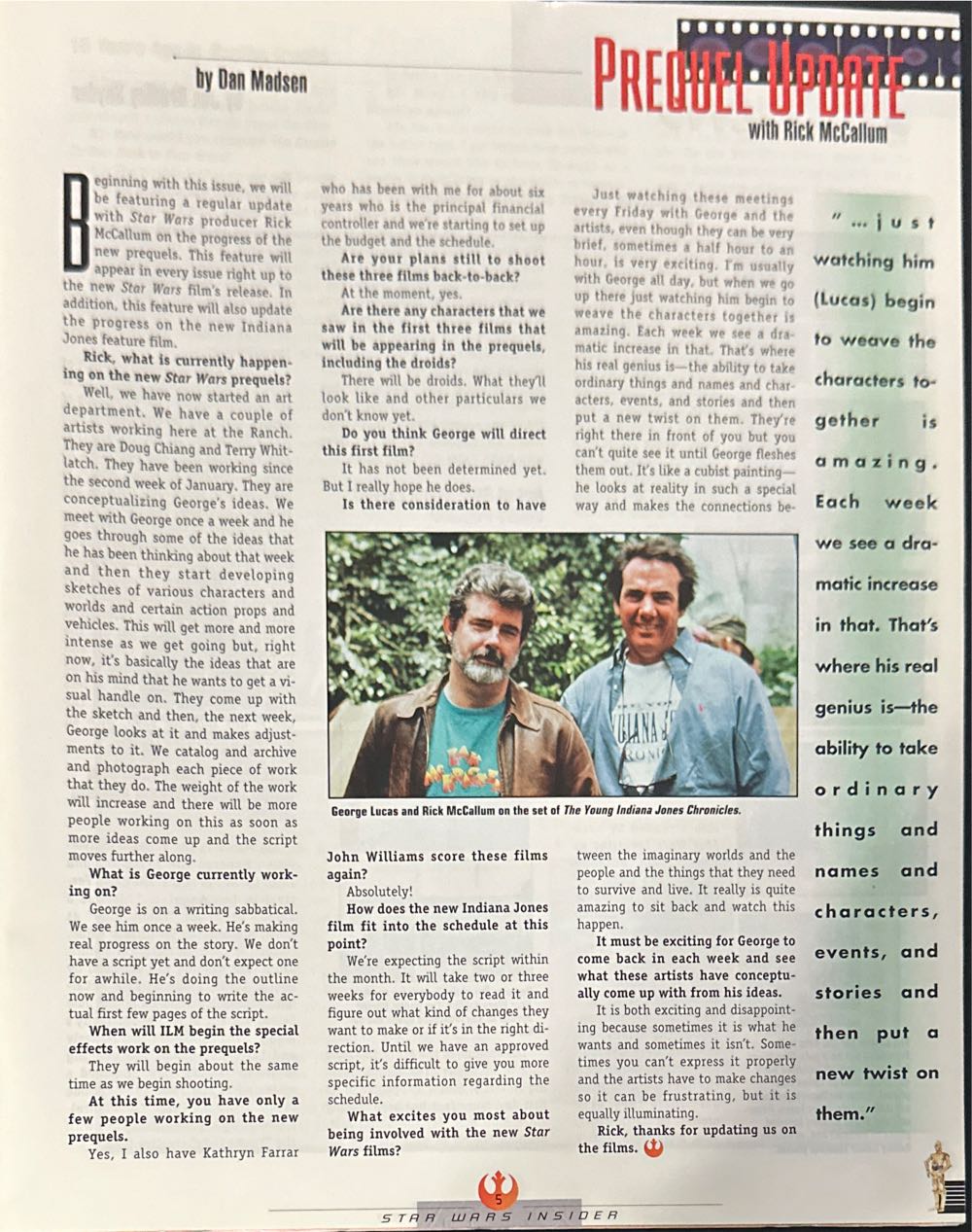 Star Wars Insider  (March) magazine collectible [Barcode 01609279609752] - Main Image 4