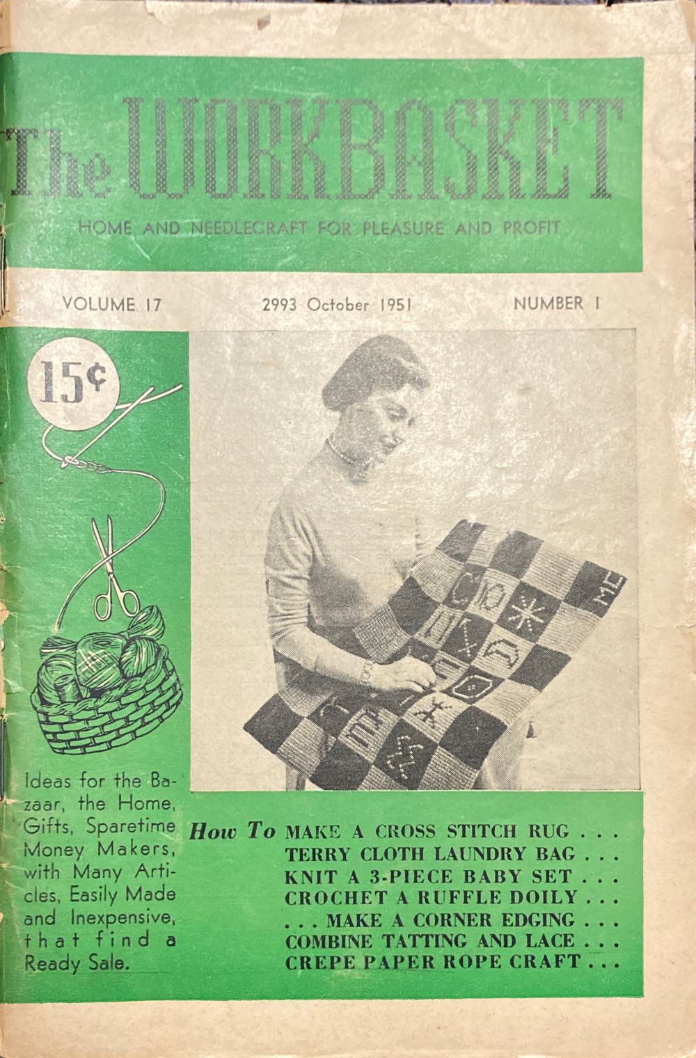 WORKBASKET  (October) magazine collectible - Main Image 1