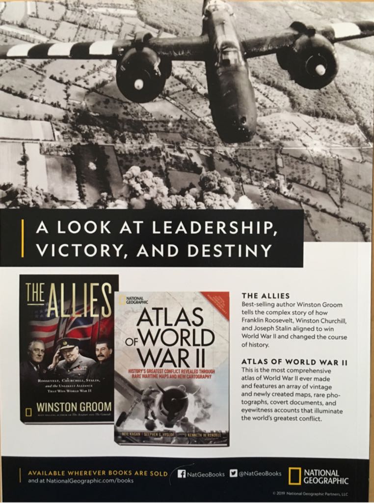 National Geographic Atlas Of World War II  magazine collectible - Main Image 2