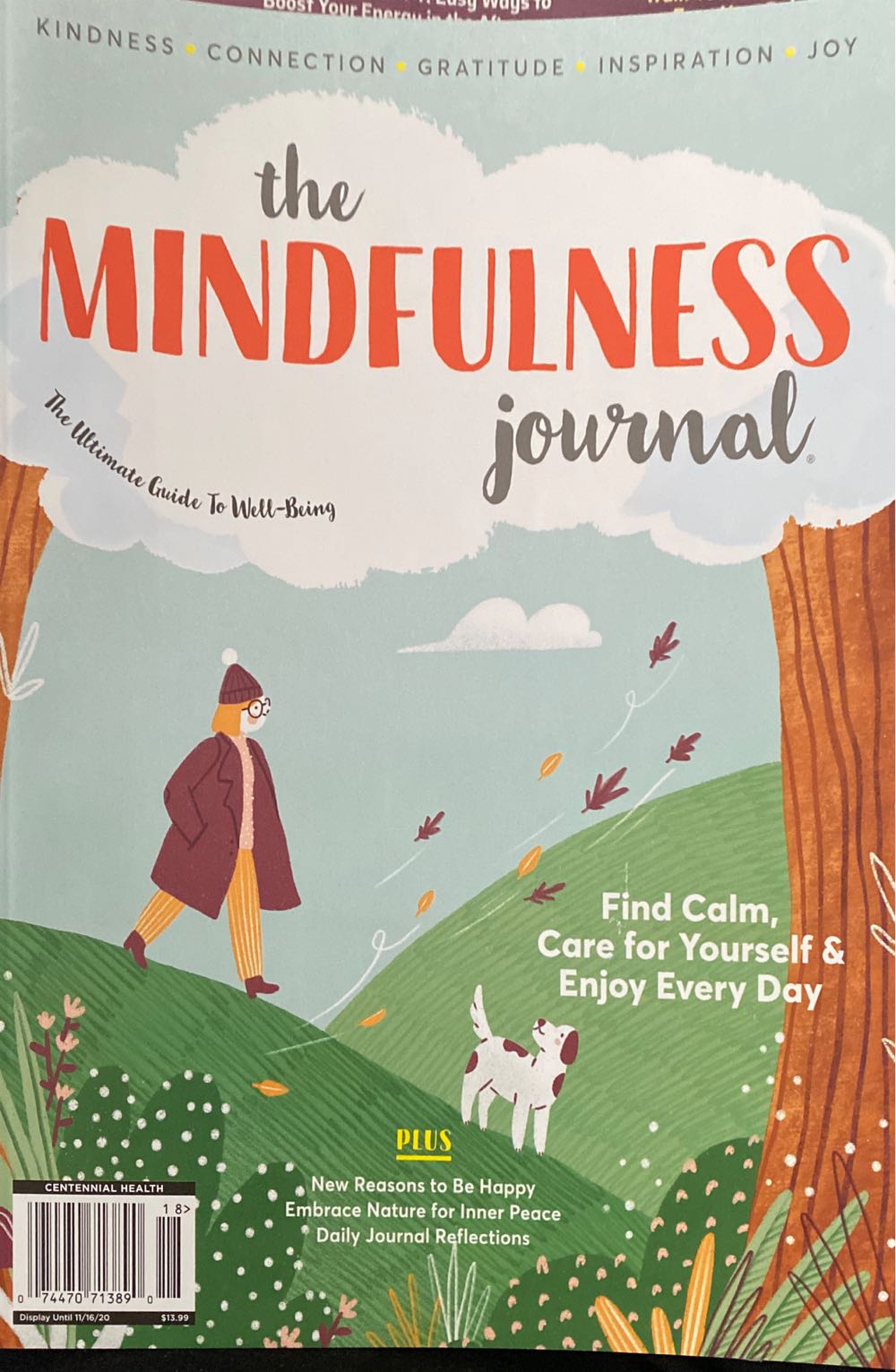 The Mindfulness Journal  (November) magazine collectible [Barcode 07447071389018] - Main Image 1