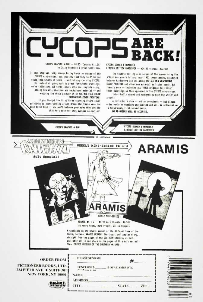 David Anthony Kraft’s Comic Interview  magazine collectible - Main Image 2