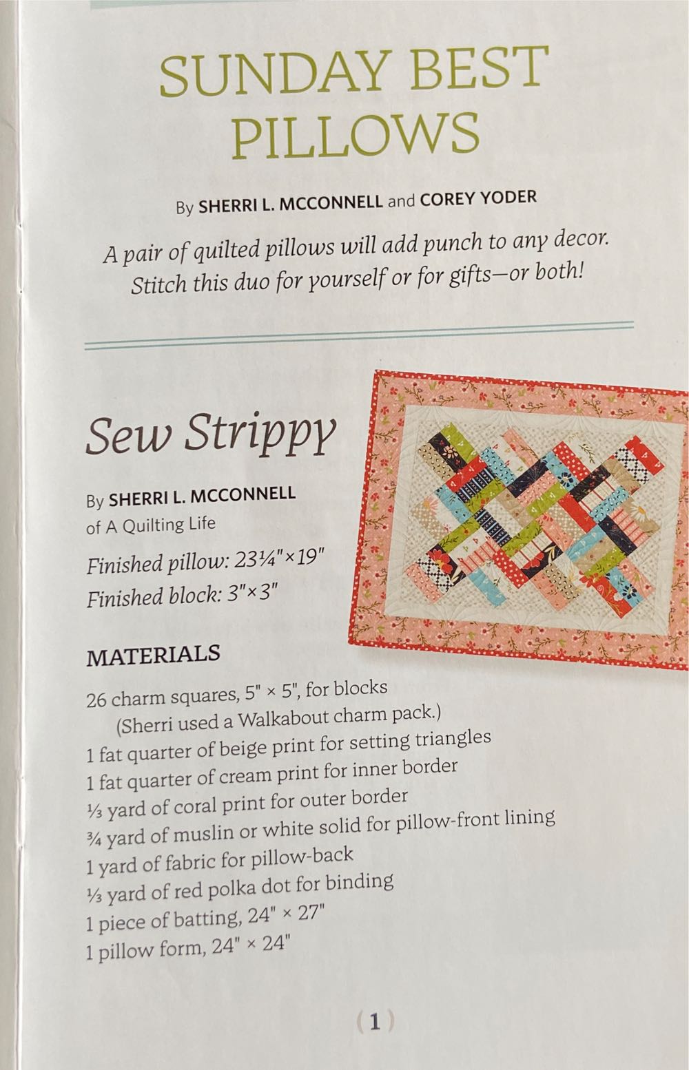 Sundays Best Pillows  magazine collectible - Main Image 2