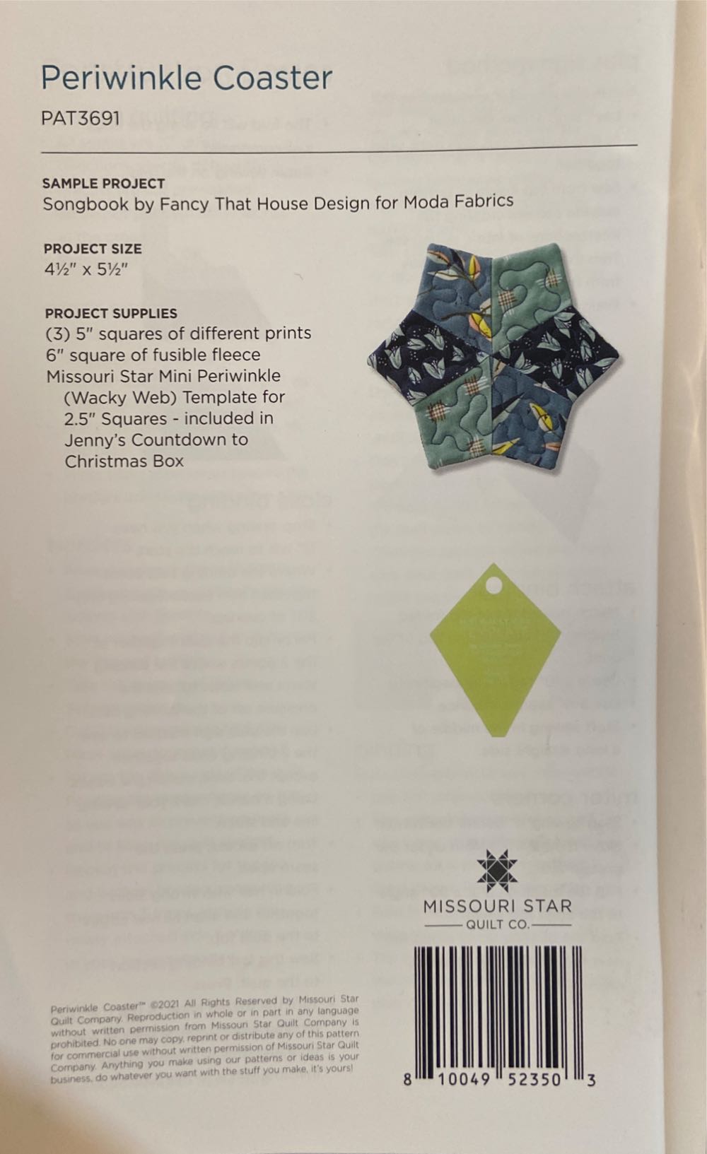 Periwinkle Coasters  magazine collectible - Main Image 2