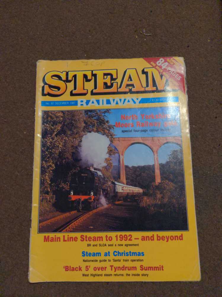 steam railway  (December) magazine collectible - Main Image 1