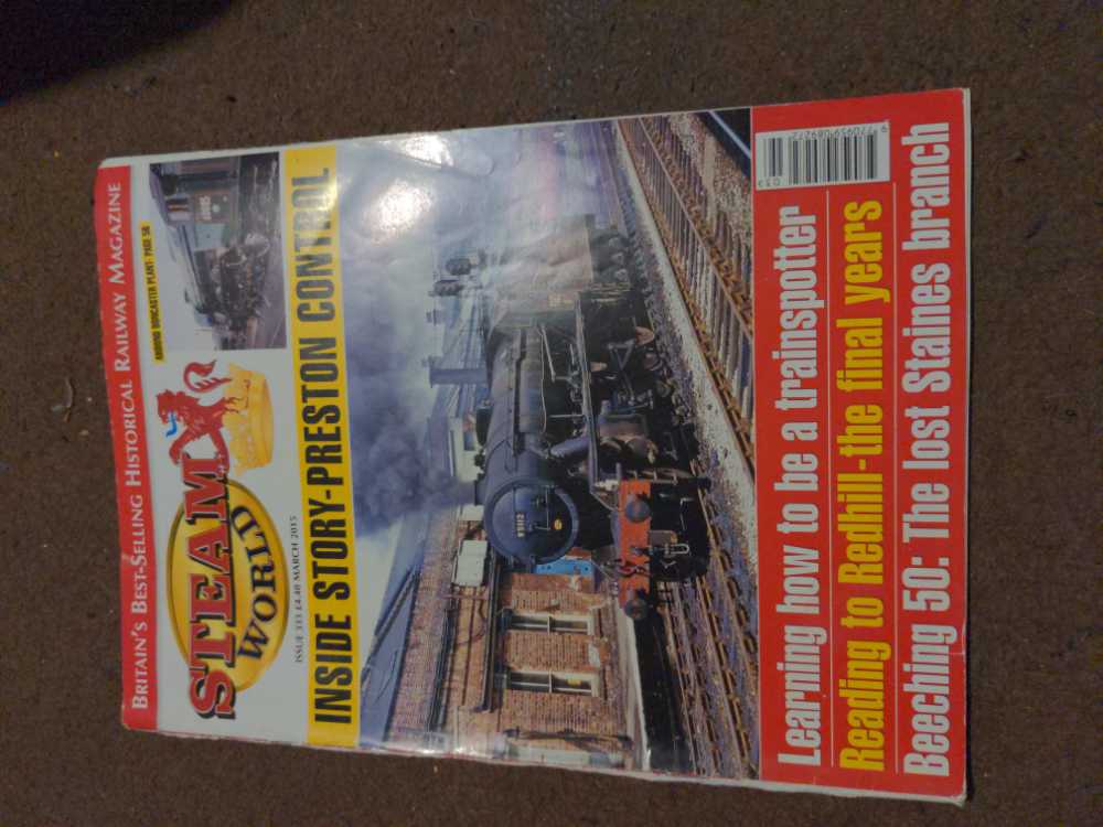 Steam World 15.12 Toton Spotsfireman Trainingsnow H Porterprestonmswjr  (March) magazine collectible [Barcode 9770959089272] - Main Image 2