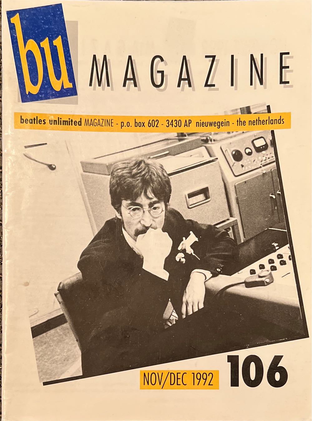 Beatles Unlimited Magazine 106  (November) magazine collectible - Main Image 1