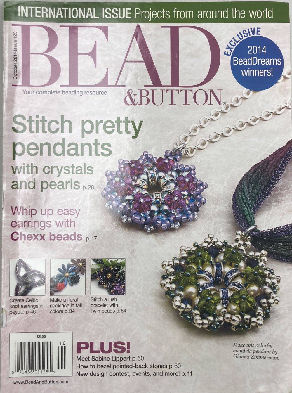 Bead And Button  (October) magazine collectible - Main Image 1