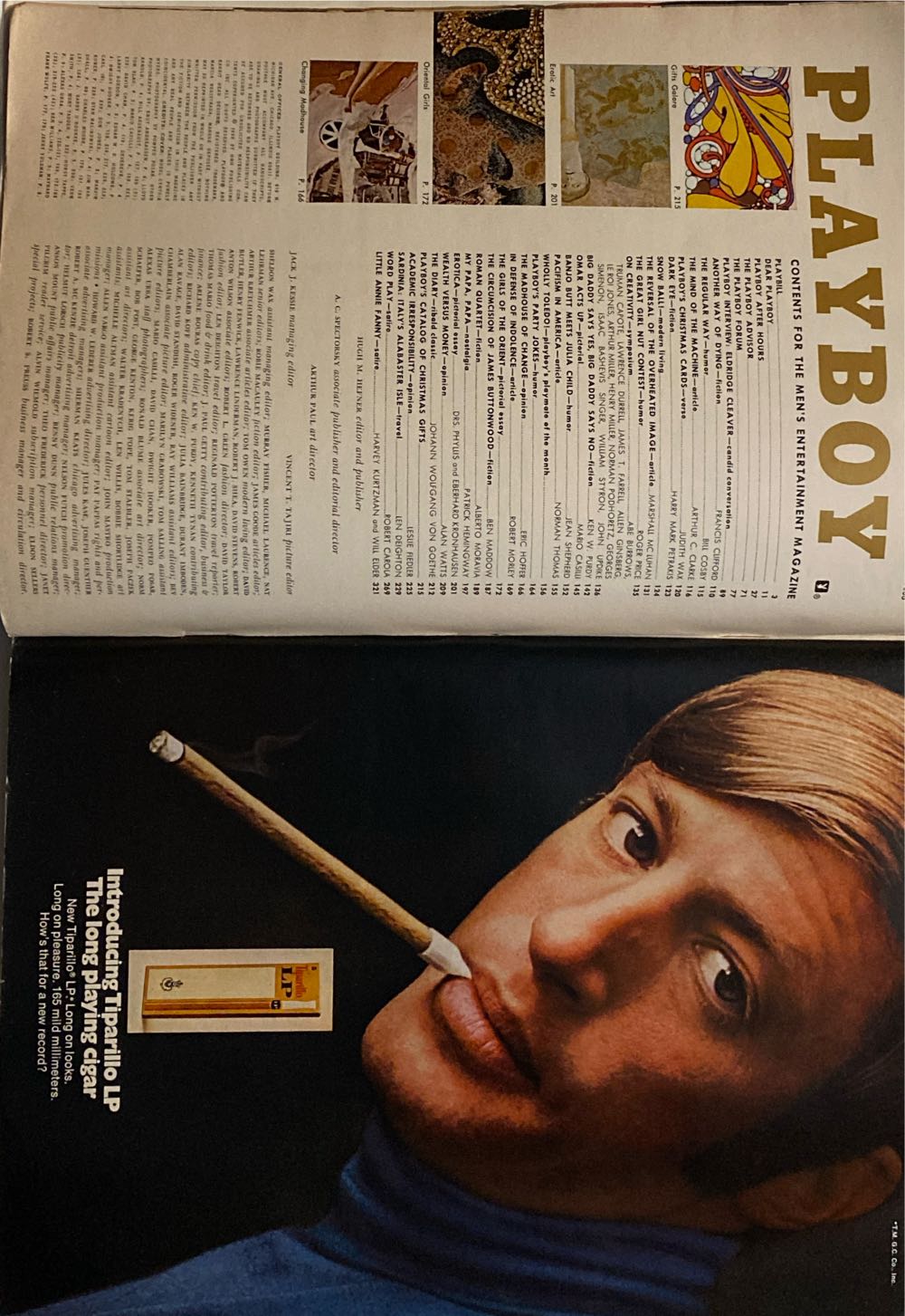 Playboy 1968 - December  (December) magazine collectible - Main Image 3