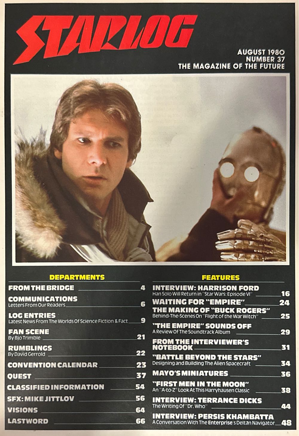 Starlog  (August) magazine collectible [Barcode 07189649112808] - Main Image 3