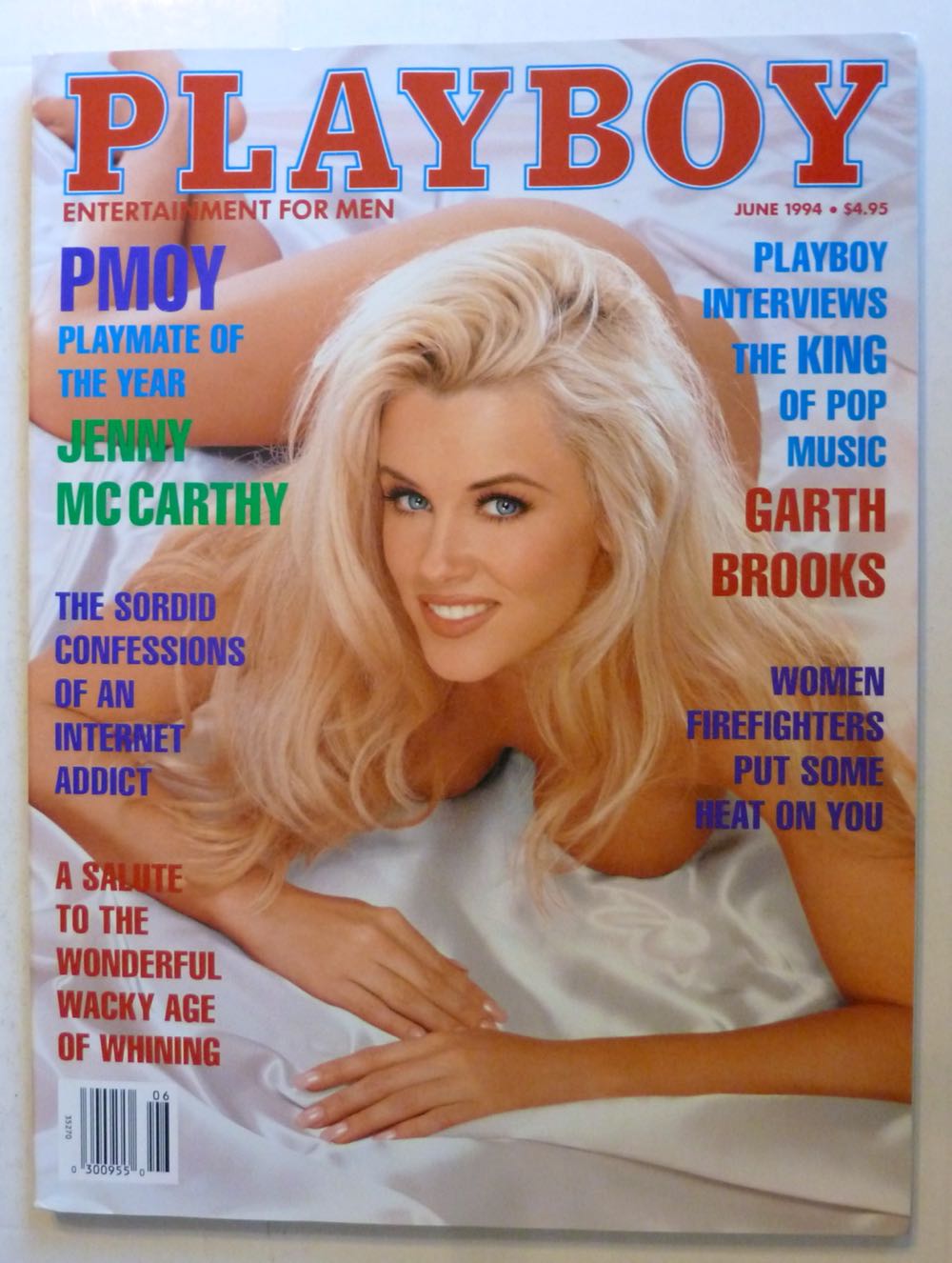 Playboy Jenny McCarthy, rookie  (July) magazine collectible [Barcode 03009500005007] - Main Image 2