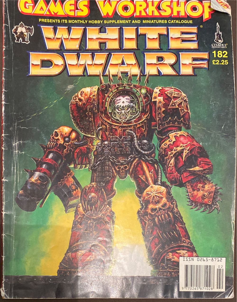 White Dwarf 182 February Spru Bitz  magazine collectible [Barcode 977026587102802] - Main Image 1
