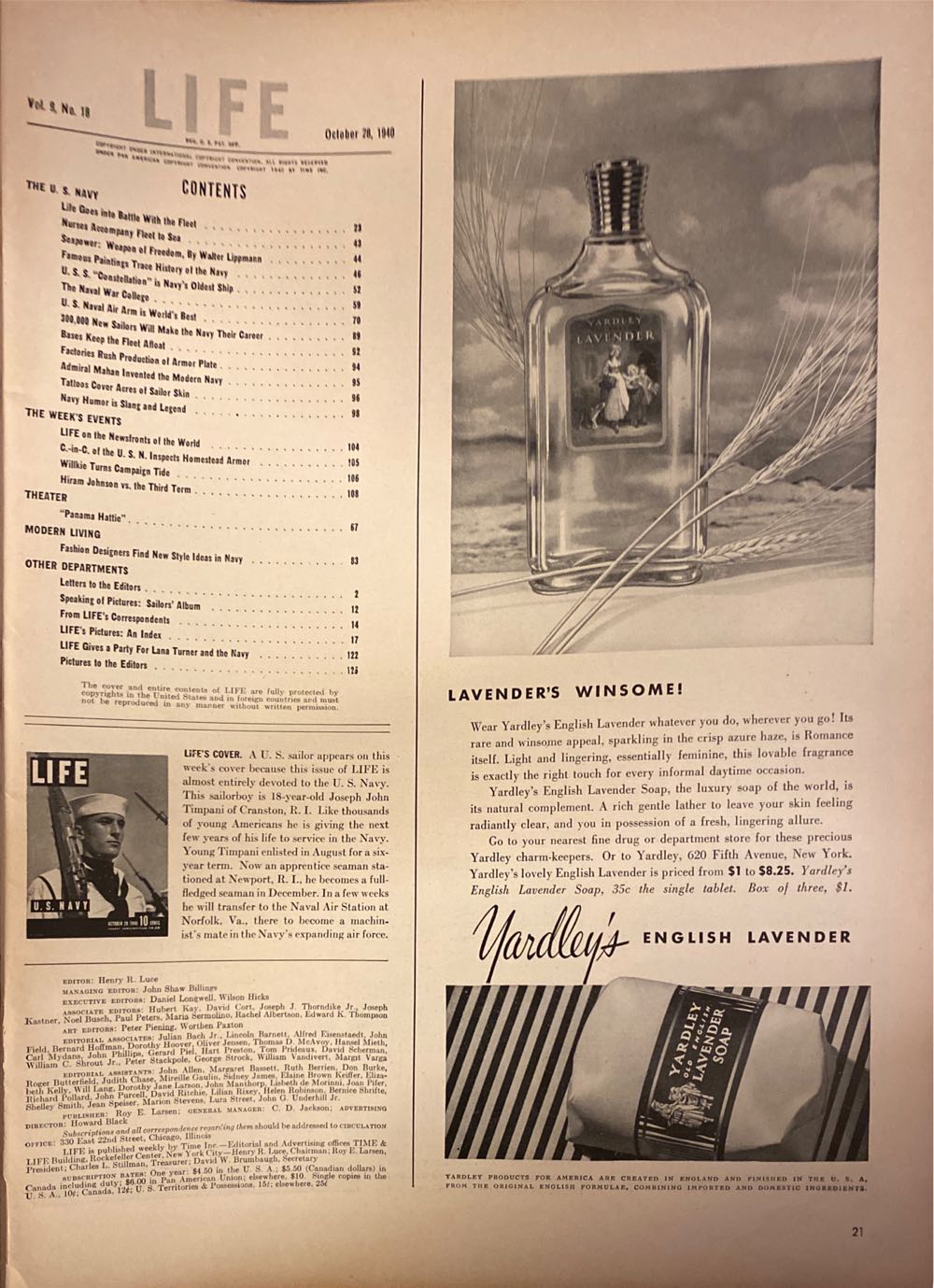 Life  (October) magazine collectible - Main Image 3