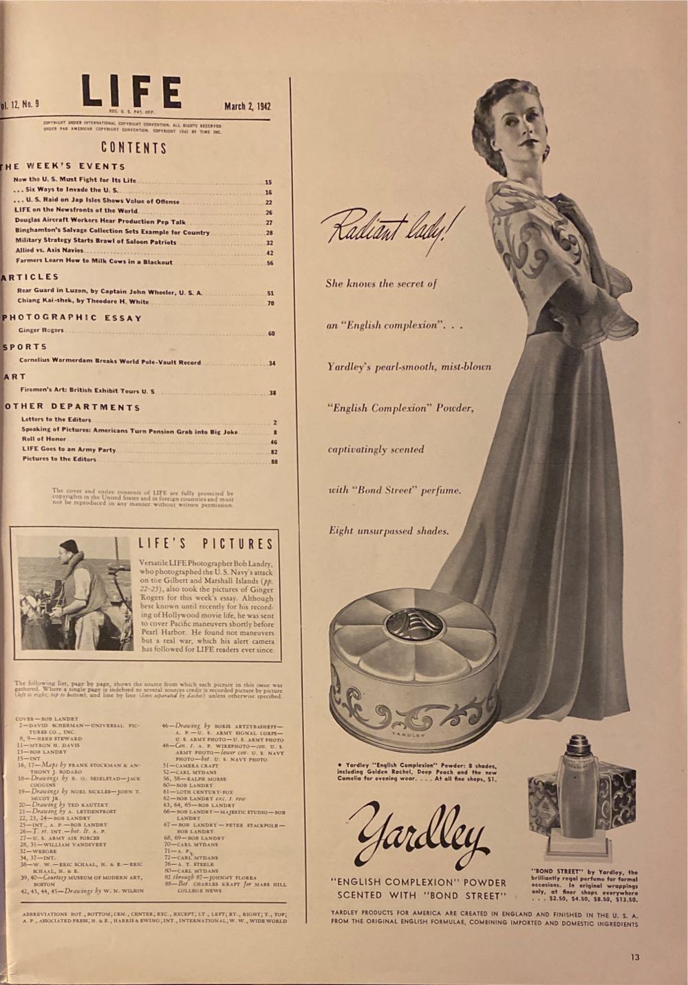 Life  (March) magazine collectible - Main Image 3