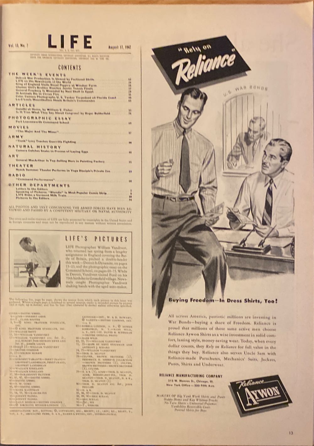 Life  (August) magazine collectible - Main Image 3