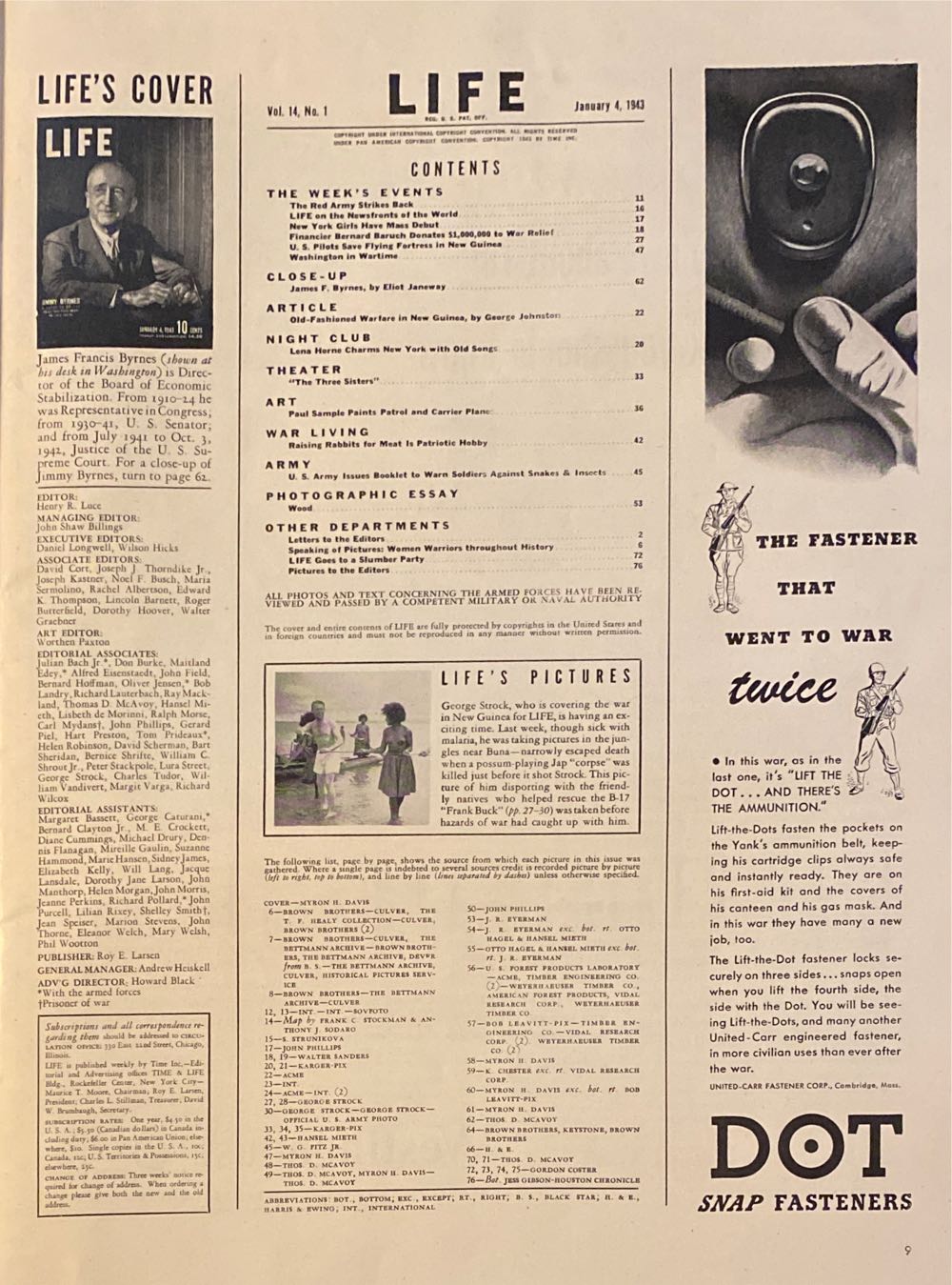 Life  (January) magazine collectible - Main Image 3