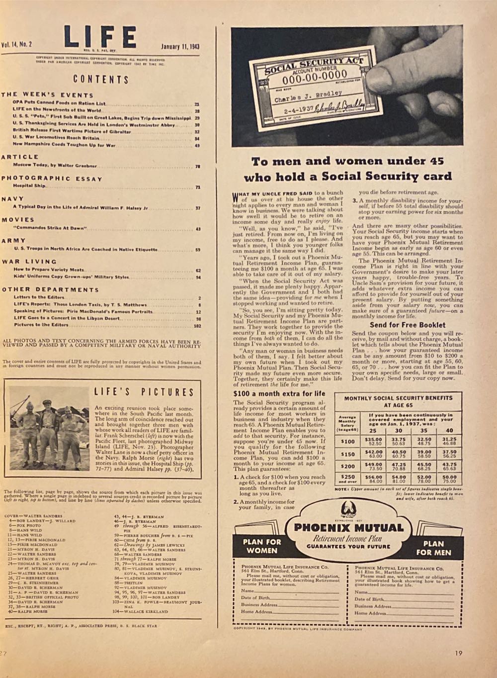 Life  (January) magazine collectible - Main Image 3