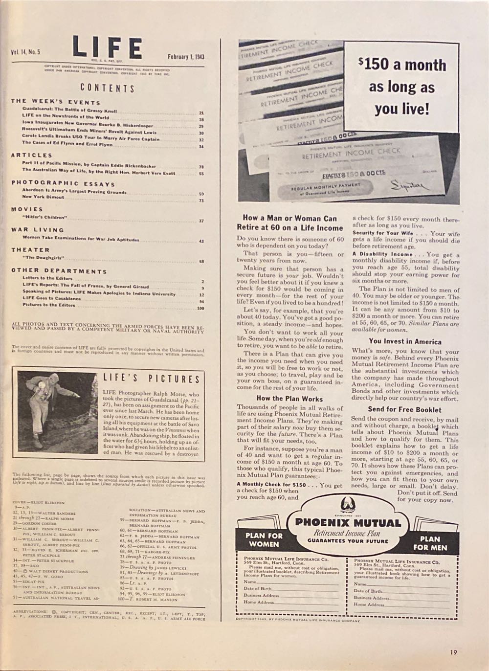 Life  (February) magazine collectible - Main Image 3