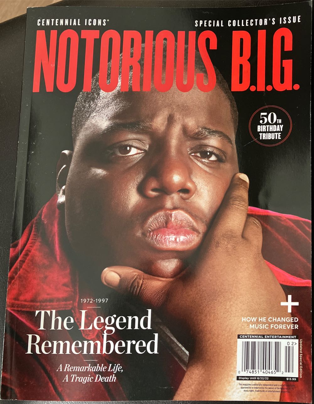 Notorious B.I.G.  magazine collectible [Barcode 07485140465202] - Main Image 1