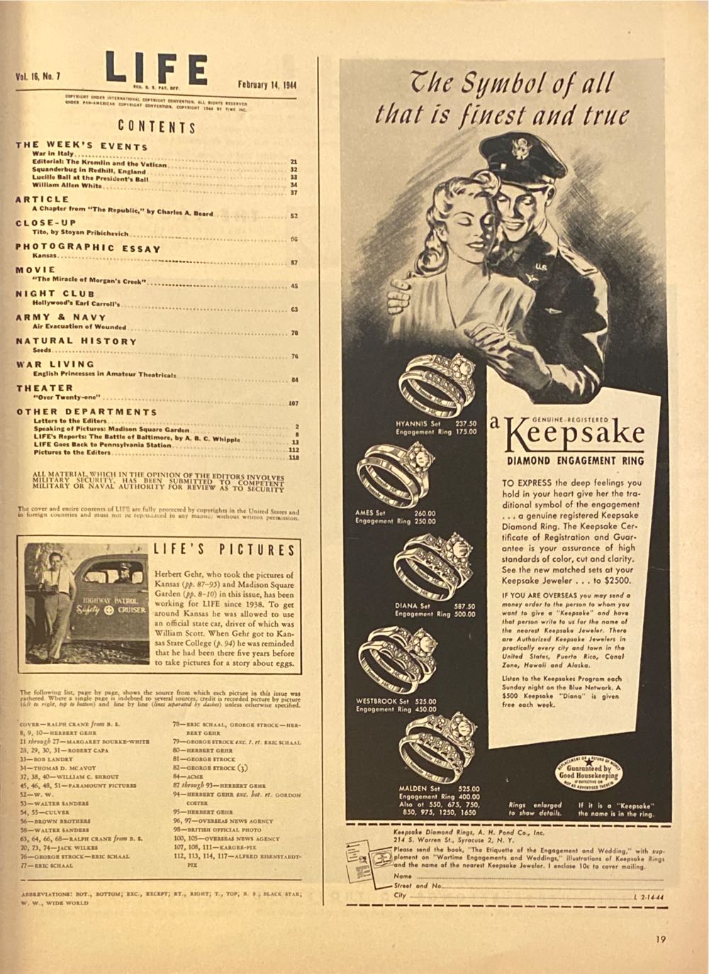 Life  (February) magazine collectible - Main Image 3