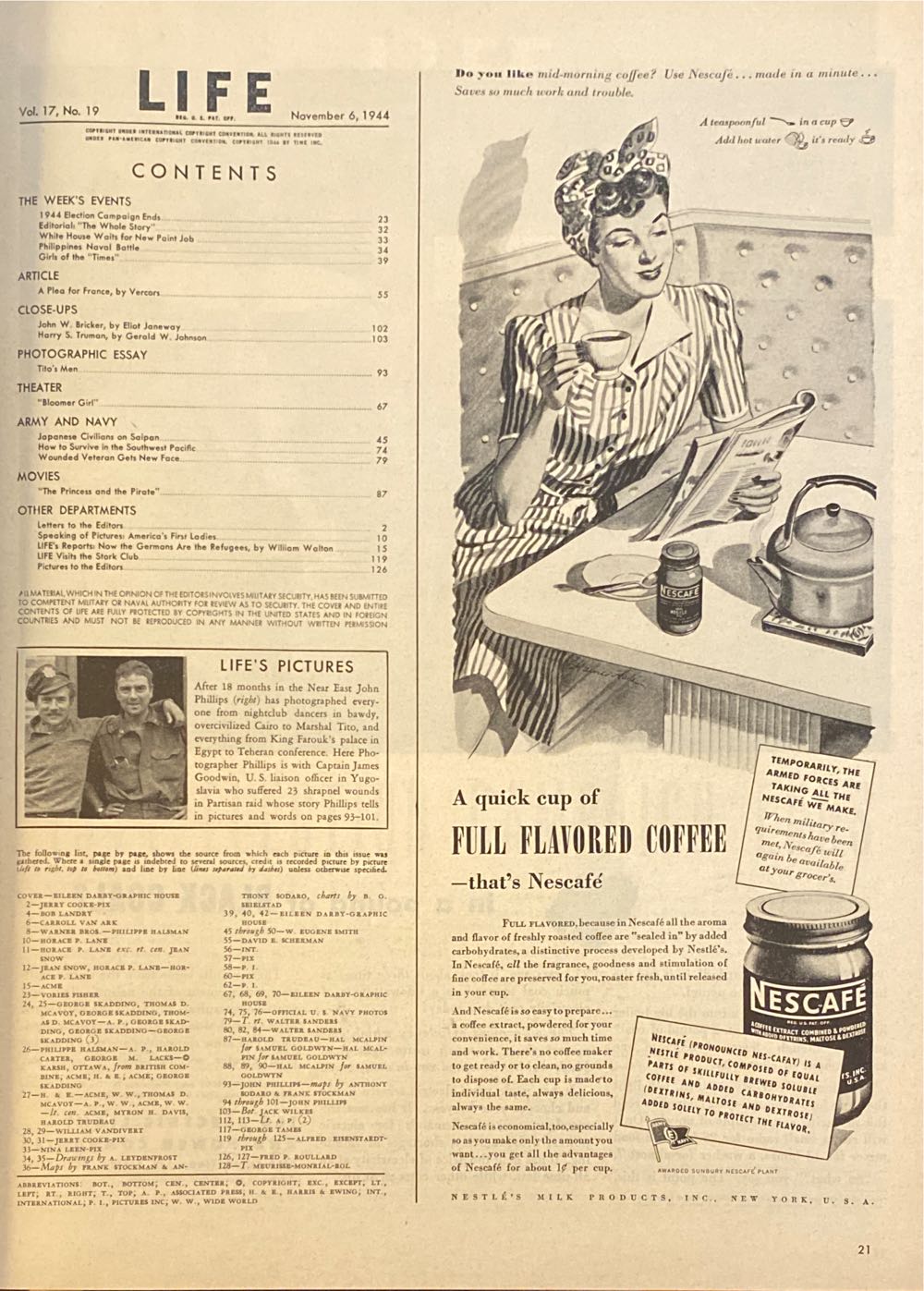 Life  (November) magazine collectible - Main Image 3