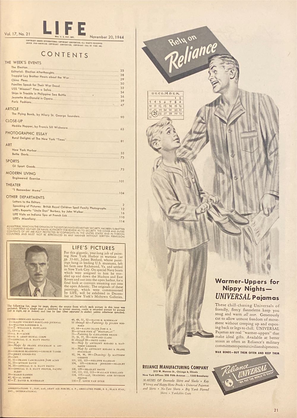 Life  (November) magazine collectible - Main Image 3