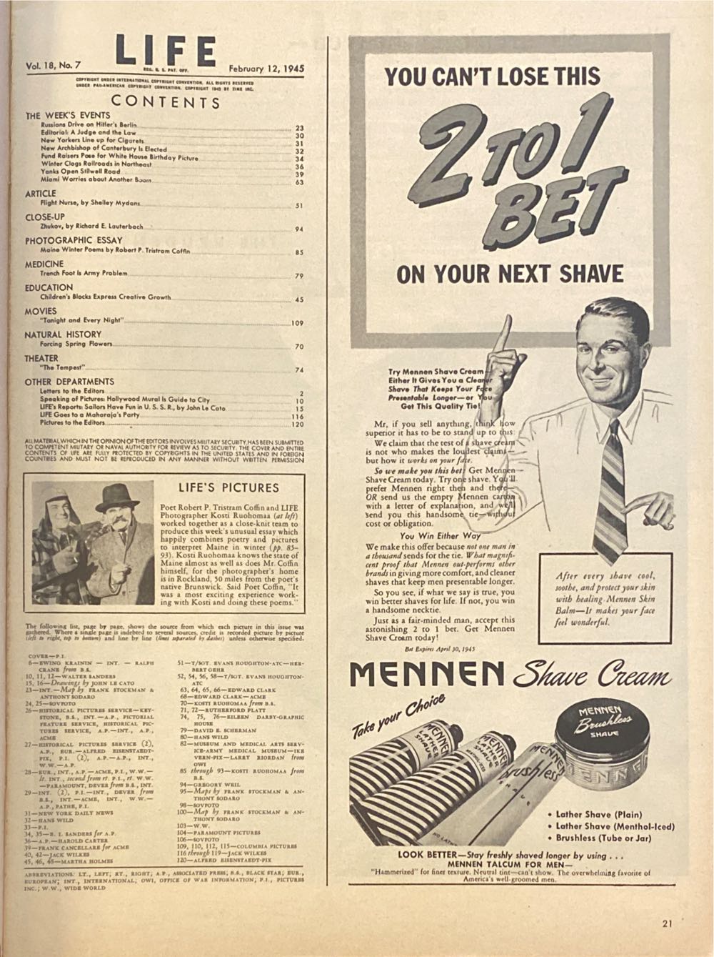 Life  (February) magazine collectible - Main Image 3