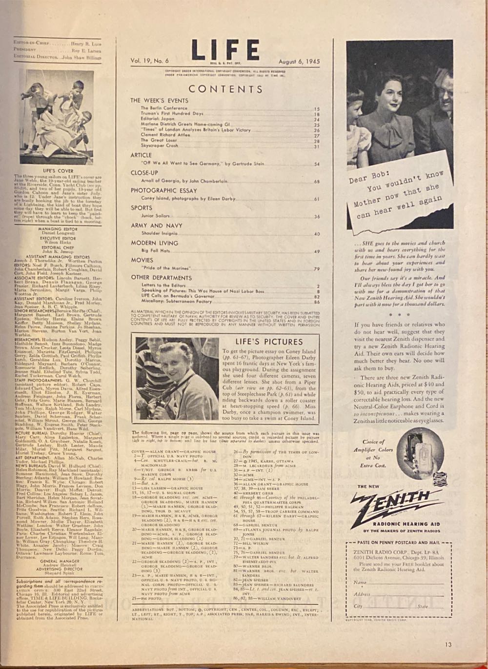 Life  (August) magazine collectible - Main Image 3
