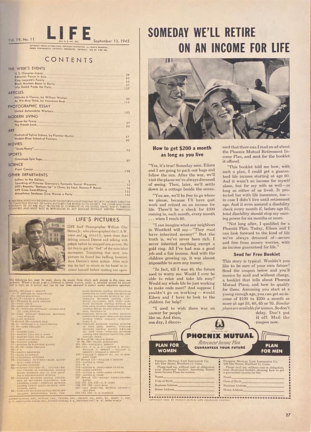 Life  (September) magazine collectible - Main Image 3