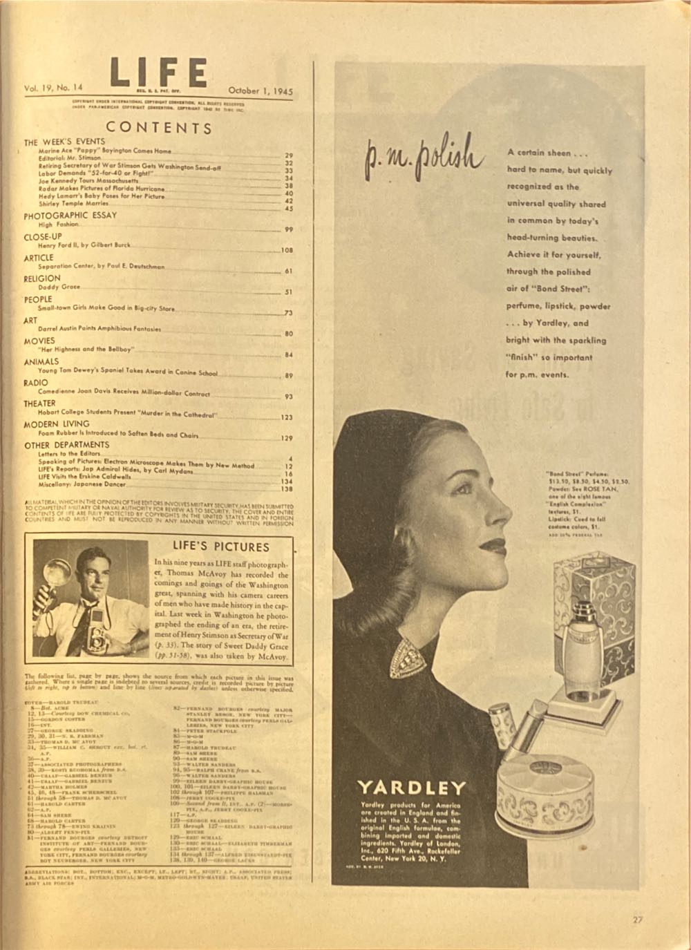 Life  (October) magazine collectible - Main Image 3