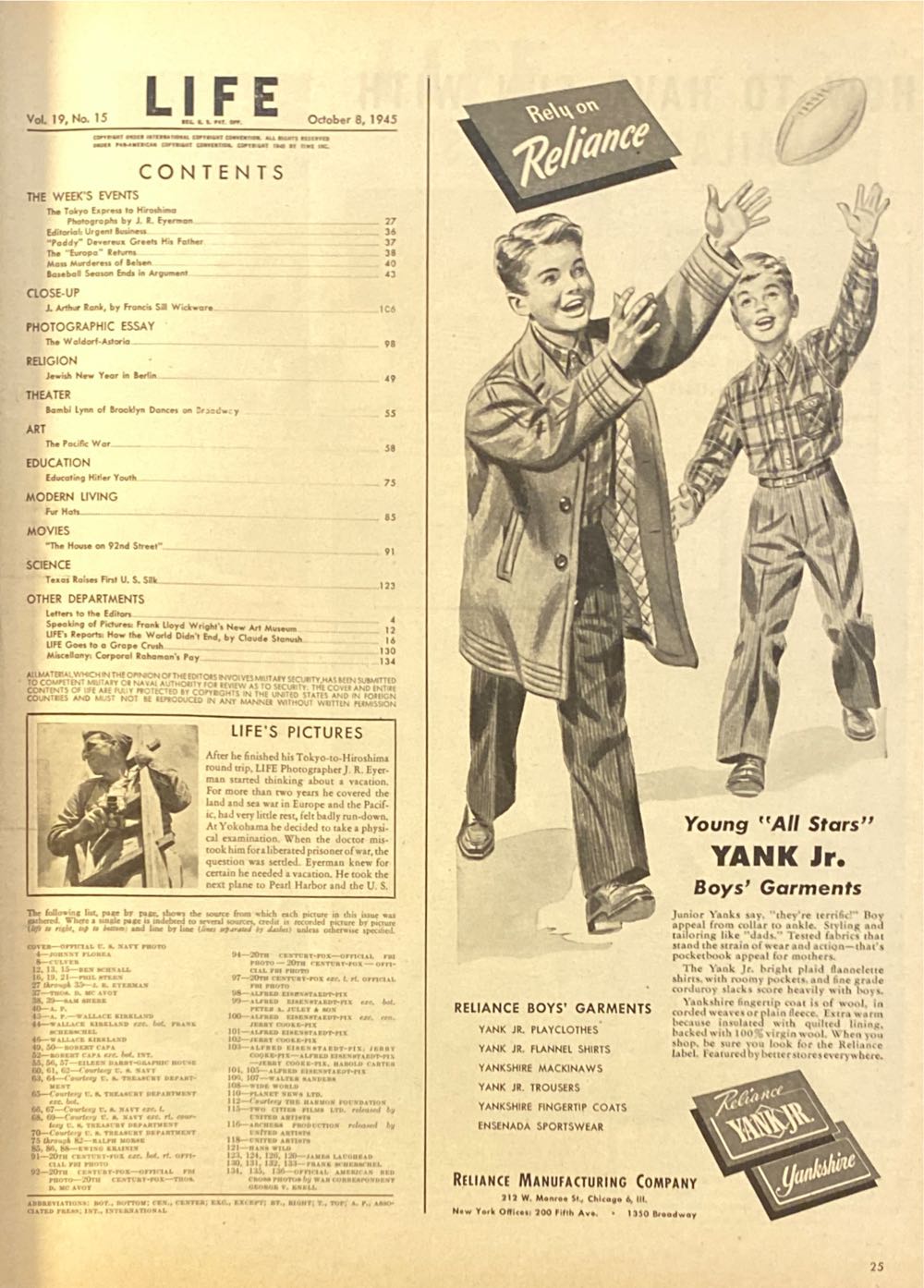 Life  (October) magazine collectible - Main Image 3